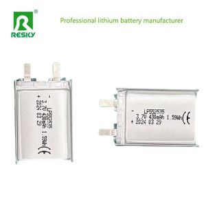 China Customized Lipo Battery Cells 552535 3.7V 430mAh 400mAh Power on sale