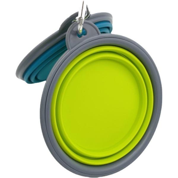 Portable Folding Pet Feeder Bowls Dog Food Utensils TPE Silicone