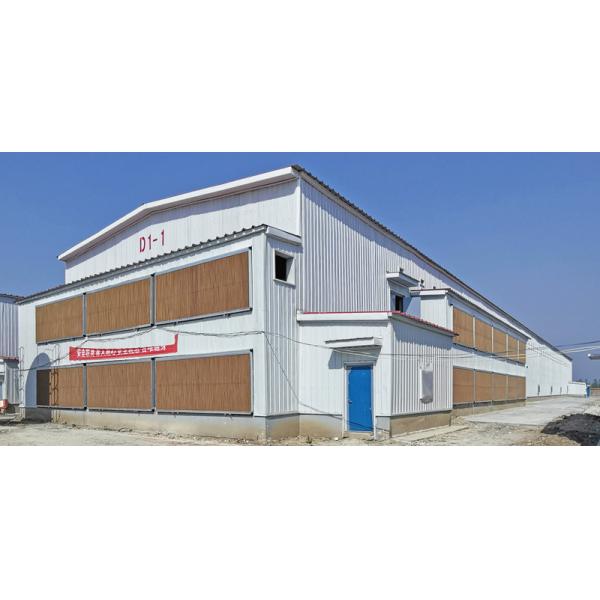 1500-2500mm Poultry Environmental Control System 7090 Honeycomb Greenhouse Cooling Pads