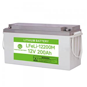 Quality 12.8V 200ah Rechargeable Lithium Solar System Battery For Solar Storage for sale