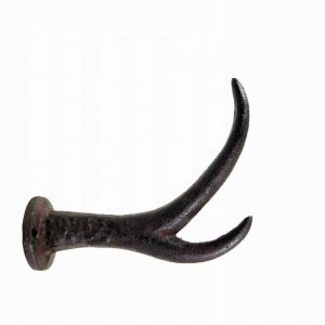 Quality Deer Antler Cast Iron Wall Hooks Cast Iron Crafts Rust for sale