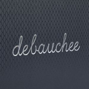 Custom Rigid Cardboard Three Bottle Gift Box Packaging Black Soft Touch Silver