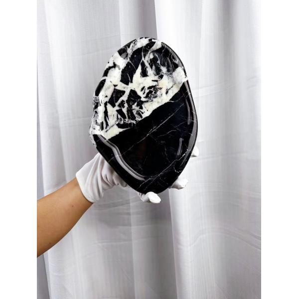 Bvlgari Black Marble Charger Plate Versatile High Durability Minimalist Sophistication