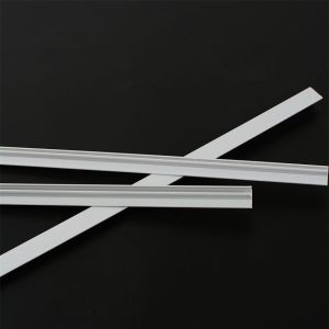 China Bright Surface Flame Retardant PVC Extruded Plastic Profile Extrusion on sale