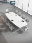 Extendable Reception Room Conference Table with Customizable Design and