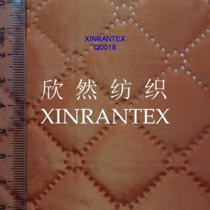 Quality Q0018 polyester quilting fabric design for sale