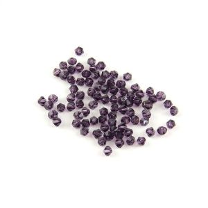 Quality Salable Violet Crystal Parts And Crystal Bicone Beads for sale