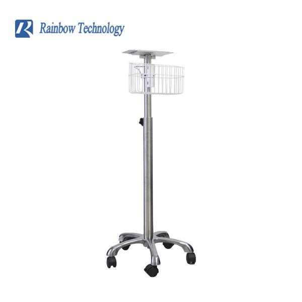 Buy Stainless Steel Patient Monitor Rolling Stand Height Adjustable at wholesale prices
