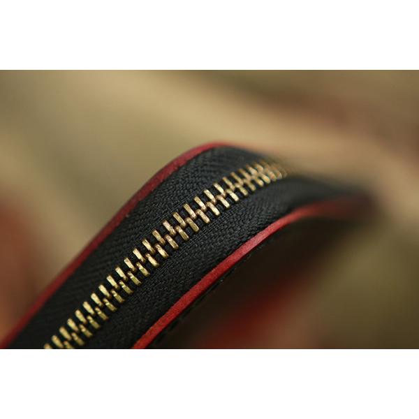 Vegetable Tanned Top Layer Cowhide Men'S Contrast Color Wallet Genuine Leather Long Clutch Zipper Clutch Manufacturer Wholesale