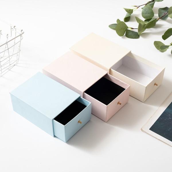 Genuine Square Ring Bracelet Watch Gift Packing Jewelry Jewellery Set Packaging Display Box with EVA Foam Insert