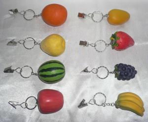 Quality Polyresin keychain, polyresin fruits  for sale