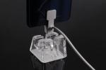 COMER desktop acrylic security display stand with u-shape security alarm system