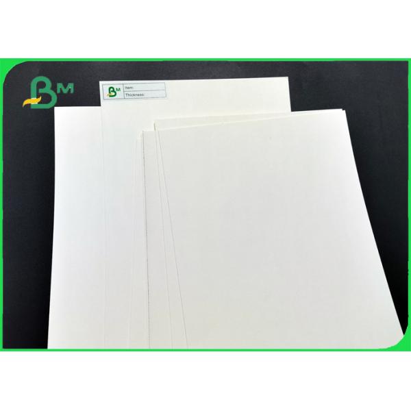 390gsm White Blotting Board 0.7mm Thick Uncoated Coaster Paper Sheet 400 * 580mm