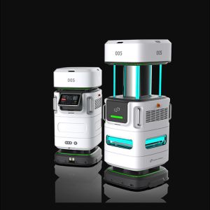 Quality Lithium Battery 30Ah 250r/Min 200W Uv Disinfection Robot for sale