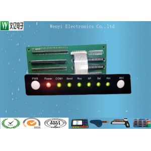 SMT Circuit With LED Backlight Illuminated Embossing Key Membrane Switch