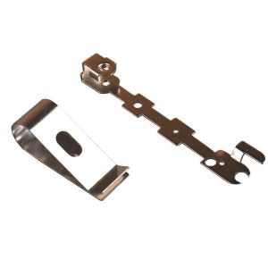 Quality Nickeled Alu Automotive Metal Clips Custom Metal Stamping Services for sale