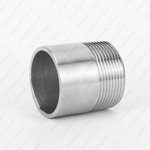 Quality Stainless Steel Fitting Welded Single Male External Thread Welding Nipple for sale