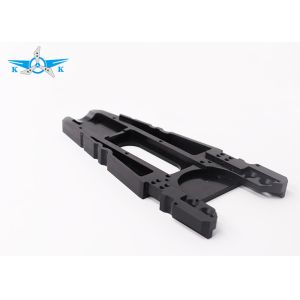 Pure Black Carbon Composite Parts CNC Machining Process Polish Finish