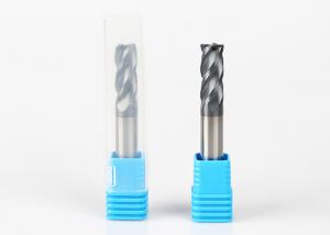 Quality Corner Radius Carbide End Mill 4 Flute HRC55 0.5UM Grain Size Round Ball Milling Cutter for sale
