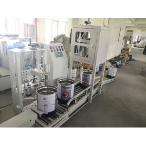 Quality 5 Barrel / Min 380V Automatic Paint Filling Machine Stainless Steel for sale