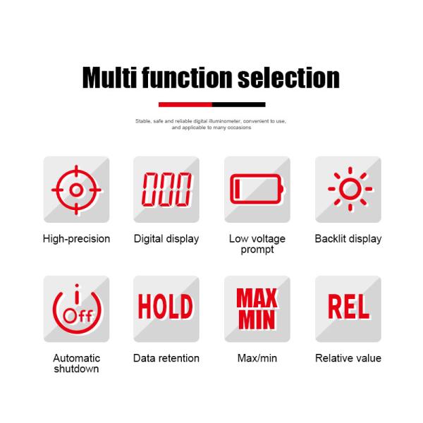 VICTOR 1010DL Digital Light Meter Lux meter 0~200000lux cheap light illuminance lux meter for LED