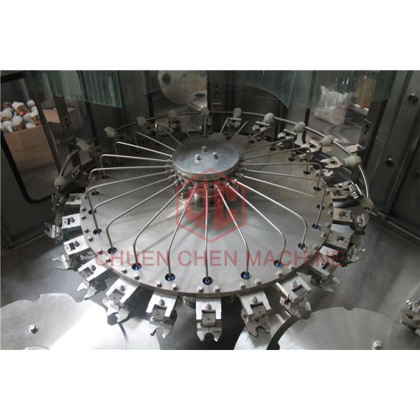 Hot Temperature Juice Filling Capping Labeling Machines With Return System