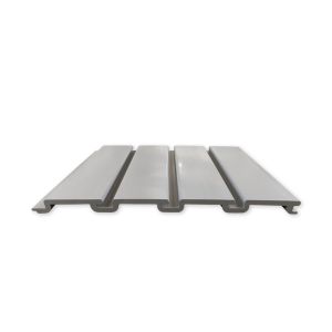 Quality US Standard Pvc Slatwall Panels 12inch Width Grey White For Interior Fire Rated for sale