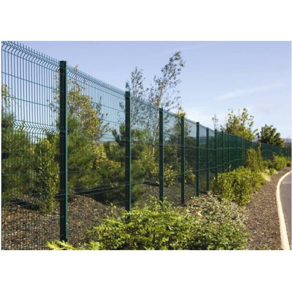 Wrought Iron Decorative Powder Coated Welded Wire Mesh Fence Panels 3d Folds
