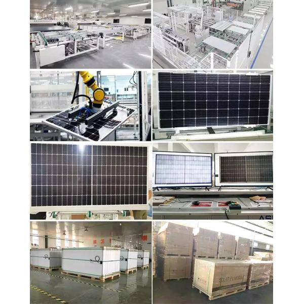 TUV Mono Crystalline Solar Panel As-6m144-Hc-465w Home Solar Power Panel