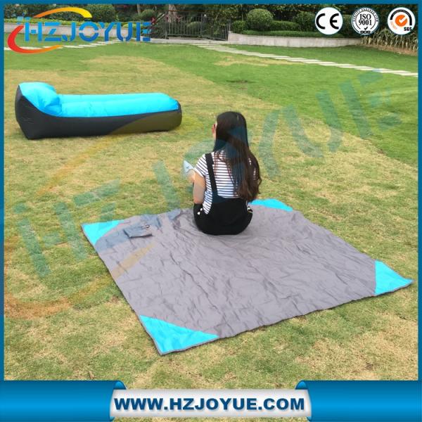 New design!!!Fast Inflatable Air Bag Sofa Outdoor plastic folding sun inflatable air lounger with pillow