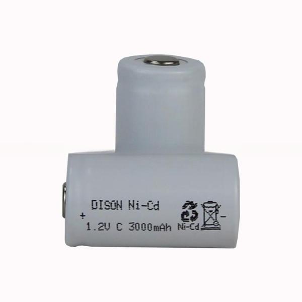 High temperature Rechargeable NI-Cd C 1.2V 2.5ah Battery Cells for emergency lightings