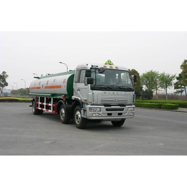 Jinggong Chassis 6x2 For Transport Petroleum , Diesel Oil 220HP Carbon Steel Fuel Delivery Truck 21cbm