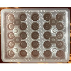 Quality PP Tray Packaging Chocolate Packaging Tray Dessert Packaging Tray for sale