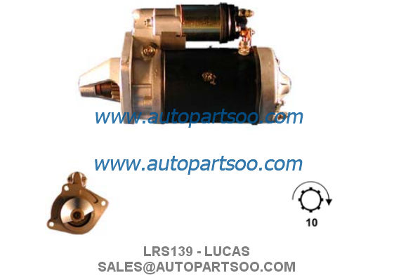 LRS708 LRS899 - LUCAS Starter Motor 12V 0.8KW 9T MOTORES DE ARRANQUE