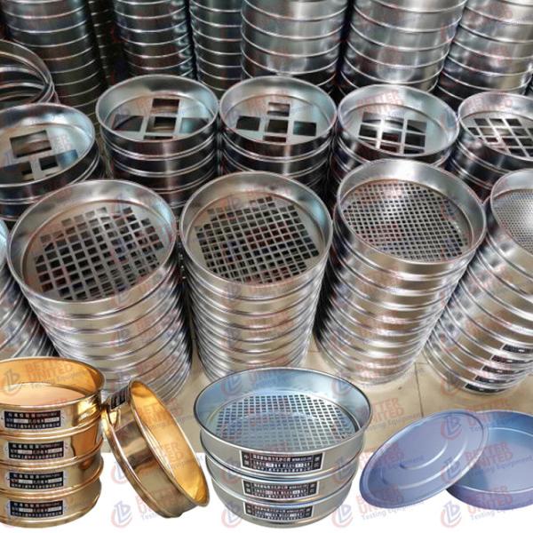 Perforated Plate Sieves Round Holes Square Holes Laboratory Testing Equipment