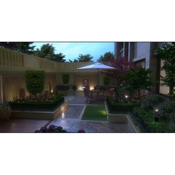 good pure Aluminum garder light gu10holder home park light waterproof led outdoor lamp