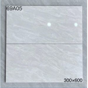 300x600 Glazed Ceramic Floor Tiles White Acid Resistant OEM