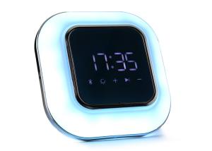 Quality Music Bluetooth Alarm Clock Multi - Colors 5 Watt With Portable Vanity Mirror for sale