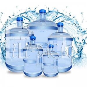 Quality Recyclable 18.9L 20 Litre 5 gallon PC bottle with handle for drinking water for sale