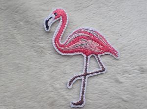 Quality Cute Animal Figure Colorful Silk Embroidered Patches Melt - Adhesive On Backing for sale