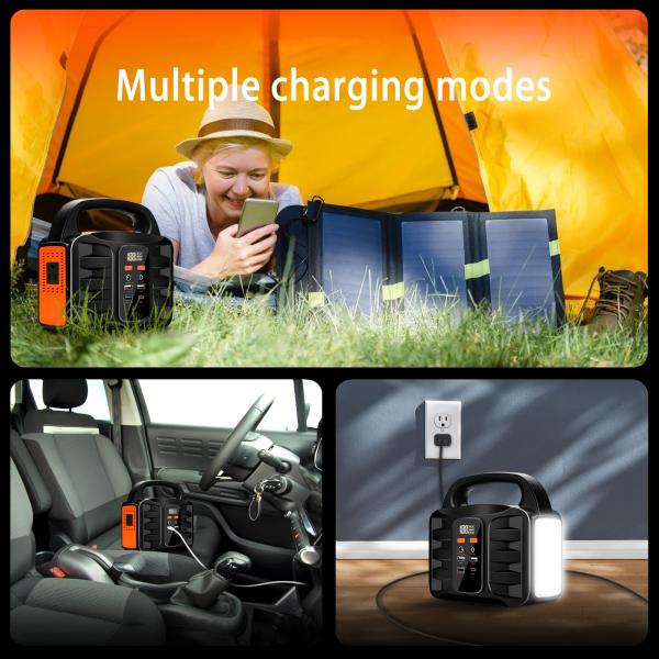 Battery Car Portable Power Station Solar Generator 150W Industrial