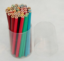 7" Black Wooden HB Pencil With Eraser Graphite Pencil