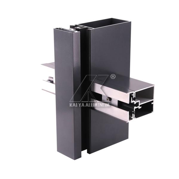 OEM Thermal break soundproof Curtain Wall Aluminum Profile For Glass Wall