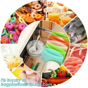 Reusable Leakproof Zipper Preservation Airtight sandwich Zip lockk Cooking Fresh