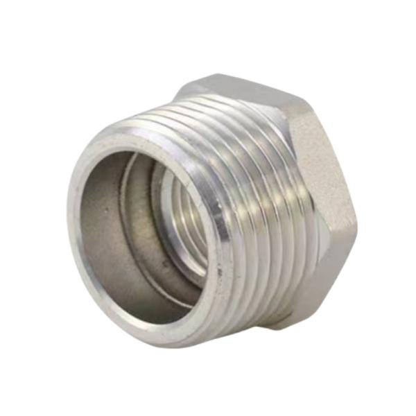 Male Connectivity Durable 1/2" NPT Plug in Lightweight Aluminum Equal Shape for Sanitary Casting Technic OEM Customizable
