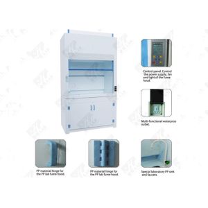 Quality CE Certificated Lab Fume Cupboard , Chemical Fume Hood PP Material for sale