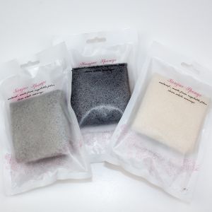 Wave Shaped Organic Skincare Body Bath Konjac Sponge