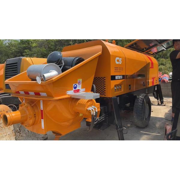 Used And Reconditioned Trailer Concrete Pump Mixer Deutz Shacman Engine