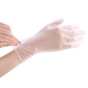 Quality Non Sterile Disposable PVC Gloves , Clear Medical Examination Gloves for sale