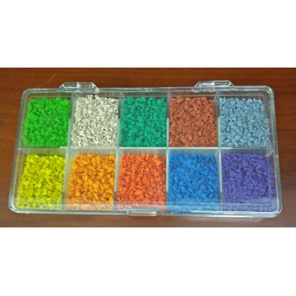 Corrosion Resistance Interlocking Rubber Playground Tiles Stadium Rubber Running Track